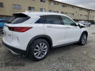 2022 Infiniti QX50 LUXE with VIN 3PCAJ5BA1NF107362, listed as a Copart auction lot 42688895 with 26,666 mi miles and Non Repairable. Bid and sale history available at carsss.com. Image 3.