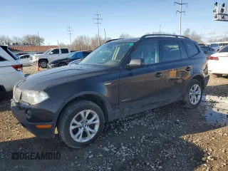 2009 BMW X3 xDrive30i with VIN WBXPC93479WJ28306, listed as a Copart auction lot 48782165 with 103,011 mi miles and Salvage Title. Bid and sale history available at carsss.com. Image 1.