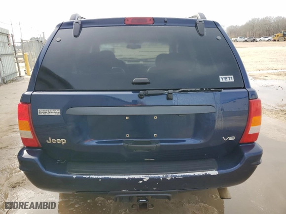 2004 Jeep Grand Cherokee Laredo with VIN 1J4GX48N54C333603, listed as a Copart auction lot 42620514 with 172,410 mi miles and Non Repairable. Bid and sale history available at carsss.com. Image 6.