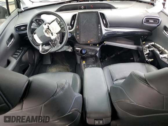 2020 Toyota Prius L Eco with VIN JTDKARFU7L3103696, listed as a Copart auction lot 54130735 with 22,774 mi miles and Salvage Title. Bid and sale history available at DreamBid. Image 8.