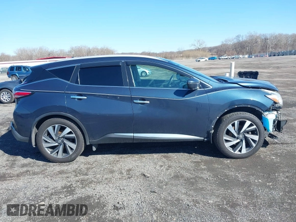 2016 Nissan Murano S with VIN 5N1AZ2MH0GN116586, listed as a IAAI auction lot 41751099 with 59,364 mi miles. Bid and sale history available at carsss.com. Image 14.