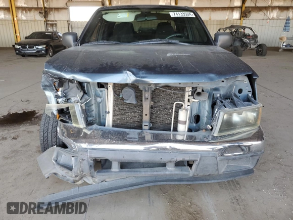 2007 GMC Canyon SLE1 with VIN 1GTCS13E978201623, listed as a Copart auction lot 74133524 with 149,547 mi miles and Salvage Title. Bid and sale history available at DreamBid. Image 5.