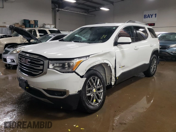 2019 GMC Acadia SLT with VIN 1GKKNULS6KZ240980, listed as a Copart auction lot 51655115 with 26,258 mi miles and Salvage Title. Bid and sale history available at DreamBid. Image 1.
