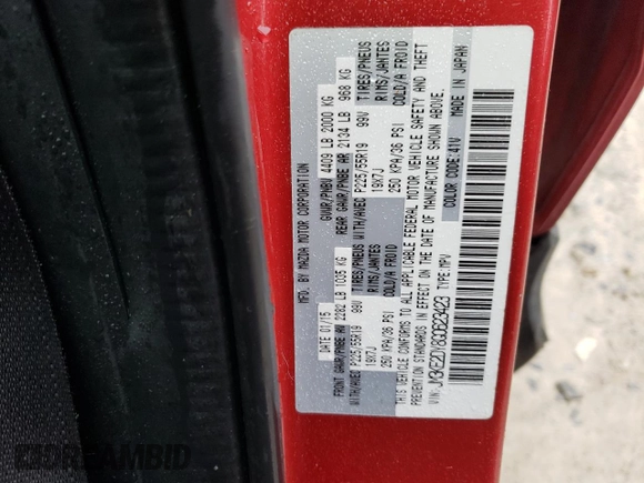 2016 Mazda CX-5 Grand Touring z VIN JM3KE2DY8G0623423, wystawiony jako Copart lot #58599545 z przebiegiem 131 932 mil mil oraz Szkoda całkowita • Salvage title. Historia ofert i sprzedaży dostępna na DreamBid. Obrazek 13.