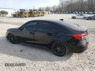 2024 Honda Civic Sedan Sport with VIN 2HGFE2F58RH522766, listed as a Copart auction lot 49450955 with 17,396 mi miles and Salvage Title. Bid and sale history available at carsss.com. Image 2.