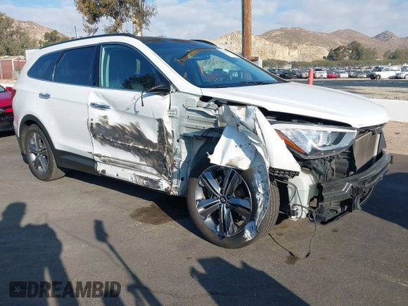 2016 Hyundai Santa Fe SE with VIN KM8SR4HF1GU141799, listed as a IAAI auction lot 41348405 with 99,884 mi miles. Bid and sale history available at carsss.com. Image 1.