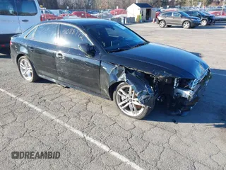 2017 Audi A4 Season of Audi Premium with VIN WAUDNAF44HN053251, listed as a IAAI auction lot 41088772 with 107,915 mi miles. Bid and sale history available at carsss.com. Image 1.