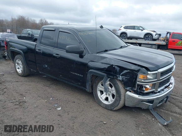 2014 Chevrolet Silverado 1500 LT with VIN 1GCVKREC2EZ252665, listed as a IAAI auction lot 41803190 with 137,110 mi miles and . Bid and sale history available at DreamBid. Image 1.