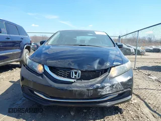 2015 Honda Civic Sedan LX with VIN 19XFB2F52FE004487, listed as a IAAI auction lot 41900671 with 125,497 mi miles. Bid and sale history available at carsss.com. Image 12.