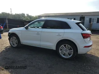 2018 Audi Q5 Premium Plus with VIN WA1BNAFY1J2066585, listed as a Copart auction lot 58306885 with 91,134 mi miles and Salvage title. Bid and sale history available at DreamBid. Image 2.