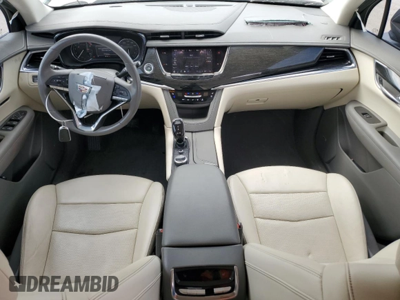 2021 Cadillac XT6 Premium Luxury with VIN 1GYKPCRS4MZ147444, listed as a Copart auction lot 44636035 with 38,160 mi miles and Salvage Title. Bid and sale history available at DreamBid. Image 8.