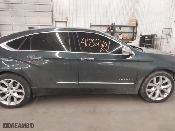 2018 Chevrolet Impala Premier with VIN 2G1125S33J9152180, listed as a IAAI auction lot 41752201 with 143,152 mi miles. Bid and sale history available at carsss.com. Image 14.