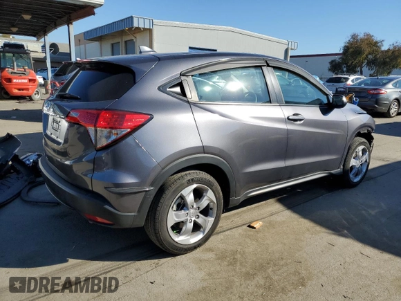 2021 Honda HR-V LX with VIN 3CZRU5H37MM723932, listed as a Copart auction lot 88957455 with 27,644 mi miles and Salvage Title. Bid and sale history available at carsss.com. Image 3.