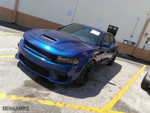 2021 Dodge Charger SRT Hellcat Widebody with VIN 2C3CDXL92MH503507, listed as a IAAI auction lot 41987646 with 32,389 mi miles. Bid and sale history available at carsss.com. Image 2.