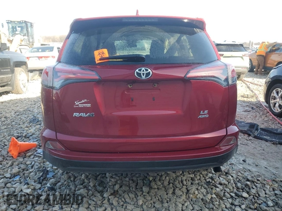 2018 Toyota RAV4 LE with VIN JTMBFREV9JD246507, listed as a Copart auction lot 48917635 with Not Provided miles and Clean Title. Bid and sale history available at DreamBid. Image 6.