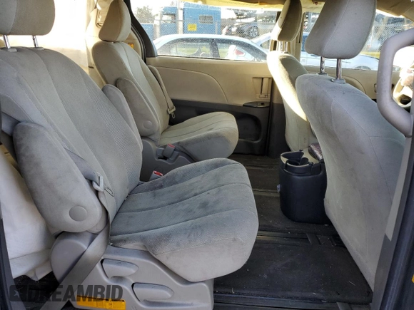 2012 Toyota Sienna with VIN 5TDZK3DC7CS177475, listed as a Copart auction lot 42987655 with 171,641 mi miles and Salvage Title. Bid and sale history available at carsss.com. Image 12.