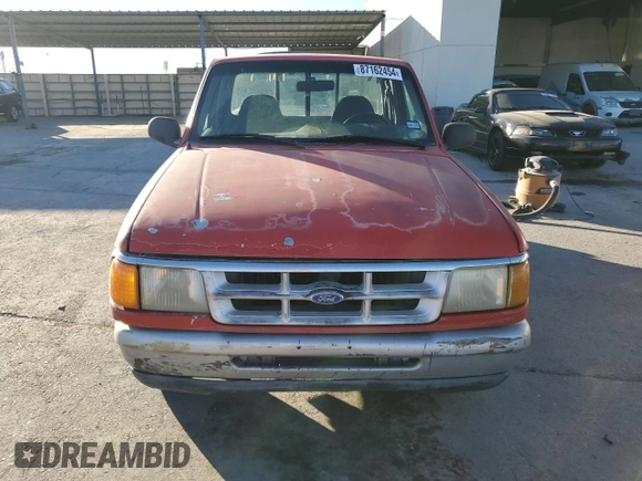 1994 Ford Ranger Splash with VIN 1FTCR10A3RTA10938, listed as a Copart auction lot 87162454 with 10,127 mi miles and Salvage Title. Bid and sale history available at DreamBid. Image 5.