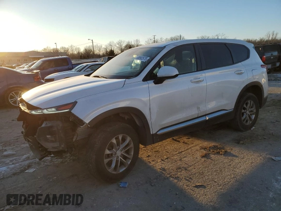 2020 Hyundai Santa Fe SE with VIN 5NMS23AD7LH177669, listed as a Copart auction lot 88893575 with 113,813 mi miles and Non Repairable. Bid and sale history available at carsss.com. Image 1.