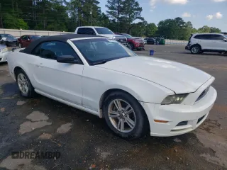 2013 Ford Mustang V6 with VIN 1ZVBP8EM9D5275936, listed as a Copart auction lot 54716455 with 225,596 mi miles and Salvage title. Bid and sale history available at DreamBid. Image 4.