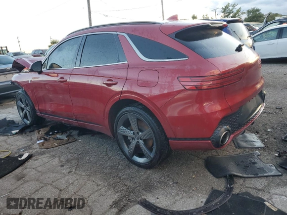 2022 Genesis GV70 Sport z VIN KMUMCDTC4NU010789, wystawiony jako Copart lot #68977264 z przebiegiem Nie podano mil oraz Czysty tytuł • Clean title. Historia ofert i sprzedaży dostępna na DreamBid. Obrazek 2.