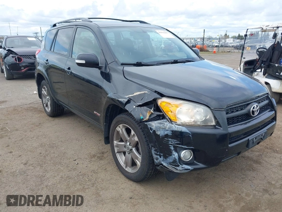 2010 Toyota RAV4 Sport with VIN JTMRF4DV3A5033646, listed as a IAAI auction lot 41915697 with 305,807 mi miles. Bid and sale history available at carsss.com. Image 6.