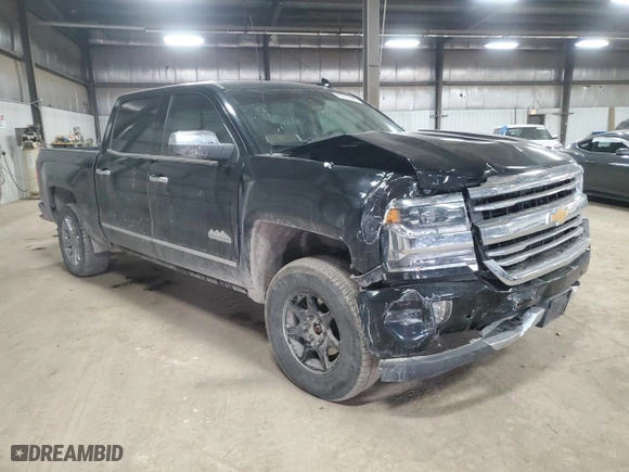 2018 Chevrolet Silverado 1500 High Country with VIN 3GCUKTEC4JG167202, listed as a Copart auction lot 46279044 with 153,977 mi miles and Salvage Title. Bid and sale history available at carsss.com. Image 4.