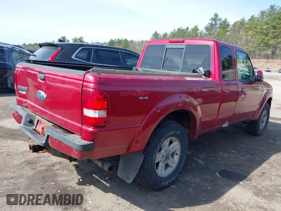 2007 Ford Ranger XLT with VIN 1FTZR45EX7PA19746, listed as a IAAI auction lot 41951107 with 271,541 mi miles. Bid and sale history available at carsss.com. Image 4.