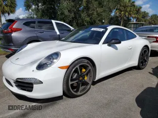 2015 Porsche 911 Carrera with VIN WP0AA2A98FS106770, listed as a Copart auction lot 74740294 with 0 mi miles and Salvage Title. Bid and sale history available at carsss.com. Image 1.