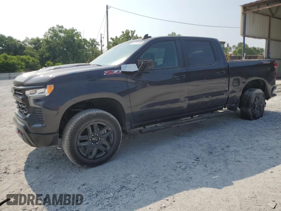 2023 Chevrolet Silverado 1500 LT Trail Boss with VIN 3GCUDFE85PG151946, listed as a Copart auction lot 54732703 with 7,745 mi miles and . Bid and sale history available at DreamBid. Image 1.