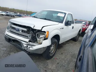 2013 Ford F-150 XL with VIN 1FTNF1CFXDKF22588, listed as a IAAI auction lot 41912246 with 124,416 mi miles. Bid and sale history available at carsss.com. Image 17.