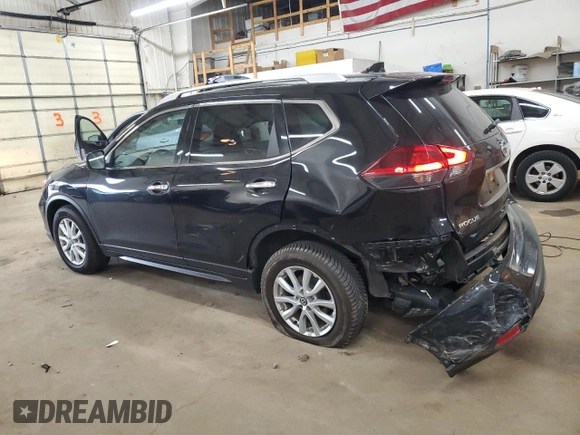 2018 Nissan Rogue SV with VIN JN8AT2MV9JW306470, listed as a Copart auction lot 53805415 with 140,464 mi miles and Salvage Title. Bid and sale history available at DreamBid. Image 2.