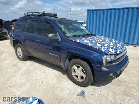 2003 Chevrolet TrailBlazer LT with VIN 1GNDT13S232389445, listed as a Copart auction lot 74041934 with NaN miles and Salvage Title. Bid and sale history available at carsss.com. Image 4.