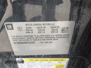 2012 Chevrolet Malibu 1LS with VIN 1G1ZB5E0XCF223485, listed as a IAAI auction lot 42238816 with 103,279 mi miles and . Bid and sale history available at DreamBid. Image 9.
