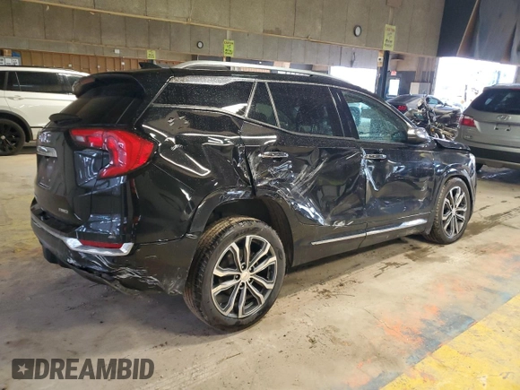 2019 GMC Terrain Denali with VIN 3GKALXEX0KL221747, listed as a Copart auction lot 47476825 with 0 mi miles and Salvage Title. Bid and sale history available at carsss.com. Image 3.
