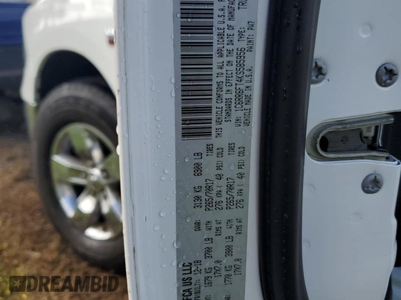 2019 Ram 1500 Classic Tradesman with VIN 1C6RR6FT4KS585956, listed as a Copart auction lot 74453424 with 0 mi miles and Non Repairable. Bid and sale history available at carsss.com. Image 13.