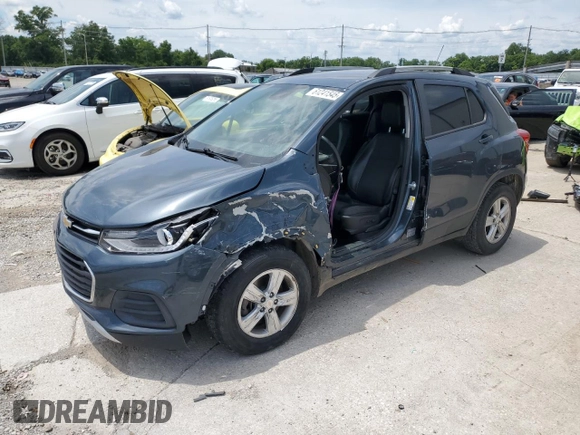 2022 Chevrolet Trax LT with VIN KL7CJLSM6NB512771, listed as a Copart auction lot 61241545 with 54,709 mi miles and Salvage title. Bid and sale history available at DreamBid. Image 1.