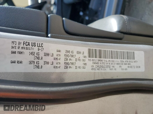 2018 Jeep Grand Cherokee Laredo E with VIN 1C4RJEAG8JC125762, listed as a Copart auction lot 49037935 with 47,693 mi miles and Clean Title. Bid and sale history available at carsss.com. Image 13.