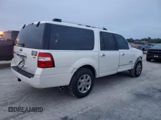 2007 Ford Expedition EL Limited with VIN 1FMFK19587LA93640, listed as a Copart auction lot 79662484 with 164,918 mi miles and Salvage Title. Bid and sale history available at carsss.com. Image 3.