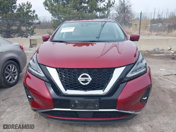 2021 Nissan Murano SV with VIN 5N1AZ2BS0MC123169, listed as a IAAI auction lot 41936067 with 30,339 mi miles. Bid and sale history available at carsss.com. Image 12.