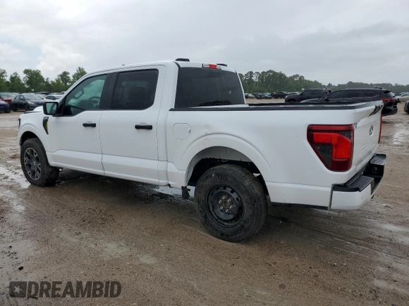 2024 Ford F-150 STX with VIN 1FTEW2KP9RKF20192, listed as a Copart auction lot 53884645 with 743 mi miles and Salvage Title. Bid and sale history available at carsss.com. Image 2.