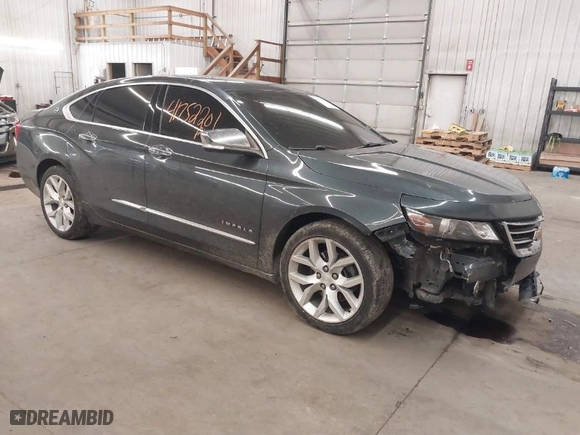 2018 Chevrolet Impala Premier with VIN 2G1125S33J9152180, listed as a IAAI auction lot 41752201 with 143,152 mi miles. Bid and sale history available at carsss.com. Image 1.