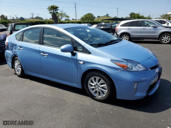 2014 Toyota Prius Plug-In with VIN JTDKN3DP2E3060483, listed as a Copart auction lot 53921975 with 80,811 mi miles and Salvage Title. Bid and sale history available at carsss.com. Image 4.