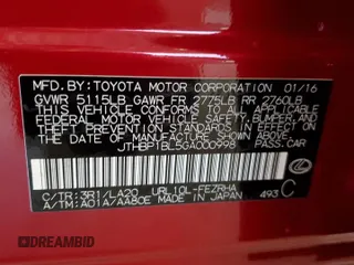 2016 Lexus GS F F z VIN JTHBP1BL5GA000998, wystawiony jako Copart lot #82873574 z przebiegiem 30 140 mil mil oraz Szkody całkowita. Historia ofert i sprzedaży dostępna na DreamBid. Obrazek 13.
