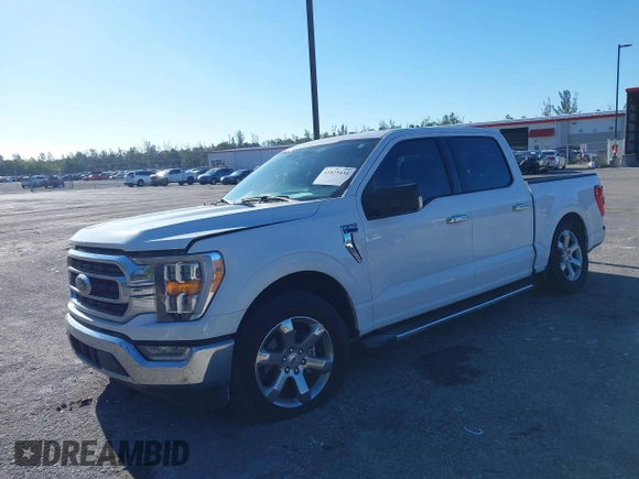 2023 Ford F-150 XL with VIN 1FTEW1CP1PKE62116, listed as a IAAI auction lot 41825434 with 27,908 mi miles. Bid and sale history available at carsss.com. Image 2.