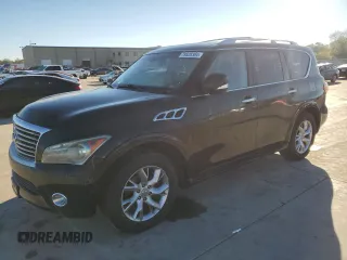 2011 Infiniti QX56 8-passenger with VIN JN8AZ2NCXB9301211, listed as a Copart auction lot 79528384 with 182,860 mi miles and Clean Title. Bid and sale history available at carsss.com. Image 1.