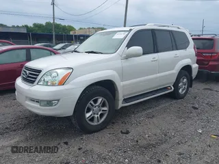 2007 Lexus GX 470 z VIN JTJBT20X770141535, wystawiony jako IAAI lot #42354788 z przebiegiem 202 124 mil mil oraz . Historia ofert i sprzedaży dostępna na DreamBid. Obrazek 2.