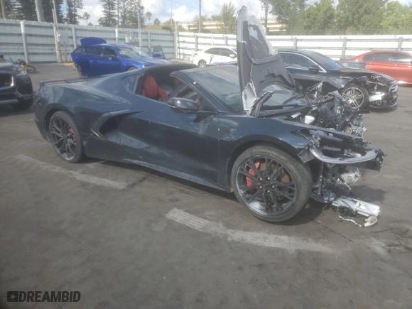 2023 Chevrolet Corvette 2LT with VIN 1G1YB2D4XP5110193, listed as a Copart auction lot 84597034 with NaN miles and Salvage Title. Bid and sale history available at carsss.com. Image 4.