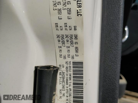 2008 Jeep Commander Limited with VIN 1J8HG58N48C154015, listed as a Copart auction lot 53532365 with 203,218 mi miles and Salvage title. Bid and sale history available at DreamBid. Image 13.