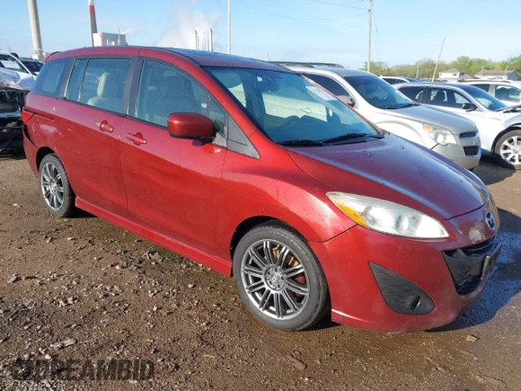 2012 Mazda 5 Grand Touring with VIN JM1CW2DL5C0134521, listed as a IAAI auction lot 42138375 with 227,485 mi miles and . Bid and sale history available at DreamBid. Image 1.