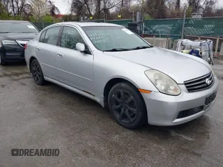 2006 Infiniti G35 with VIN JNKCV51F76M606264, listed as a IAAI auction lot 41960835 with 145,906 mi miles. Bid and sale history available at carsss.com. Image 1.